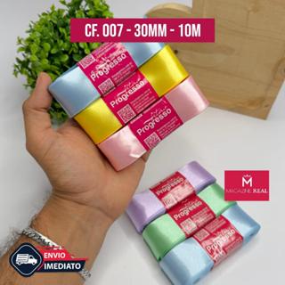Fita de Cetim Progresso N°7 30mm - 10mts em Oferta na Shopee
