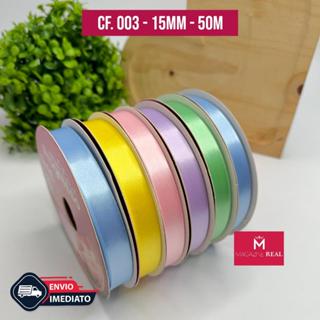 Fita de Cetim Progresso N°3 15mm - 50mts em Oferta na Shopee