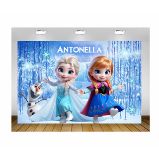 Painel de festa Frozen Baby Painel Frozen 2 Painel de Lona Frozen 2 Painel de Festa Frozen Painel Elsa e Anna e Olaf