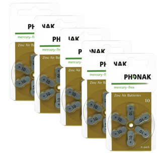 30 Baterias Aparelho Auditivo P10 PR70 - PHONAK em Oferta na Shopee