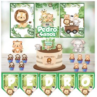 Kit Festa Safari em Oferta na Shopee