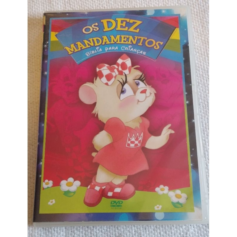 Desenho animado os dez mandamentos DVD Desapego