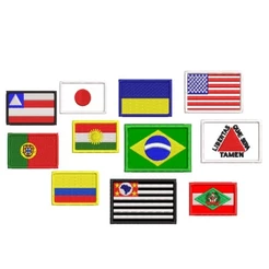 Patch Bordado - Bandeira 3x2cm
