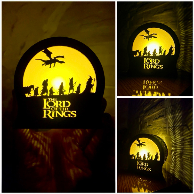 Luminária Geek de mesa O Senhor dos Anéis - The Lord of the Rings em Oferta na Shopee