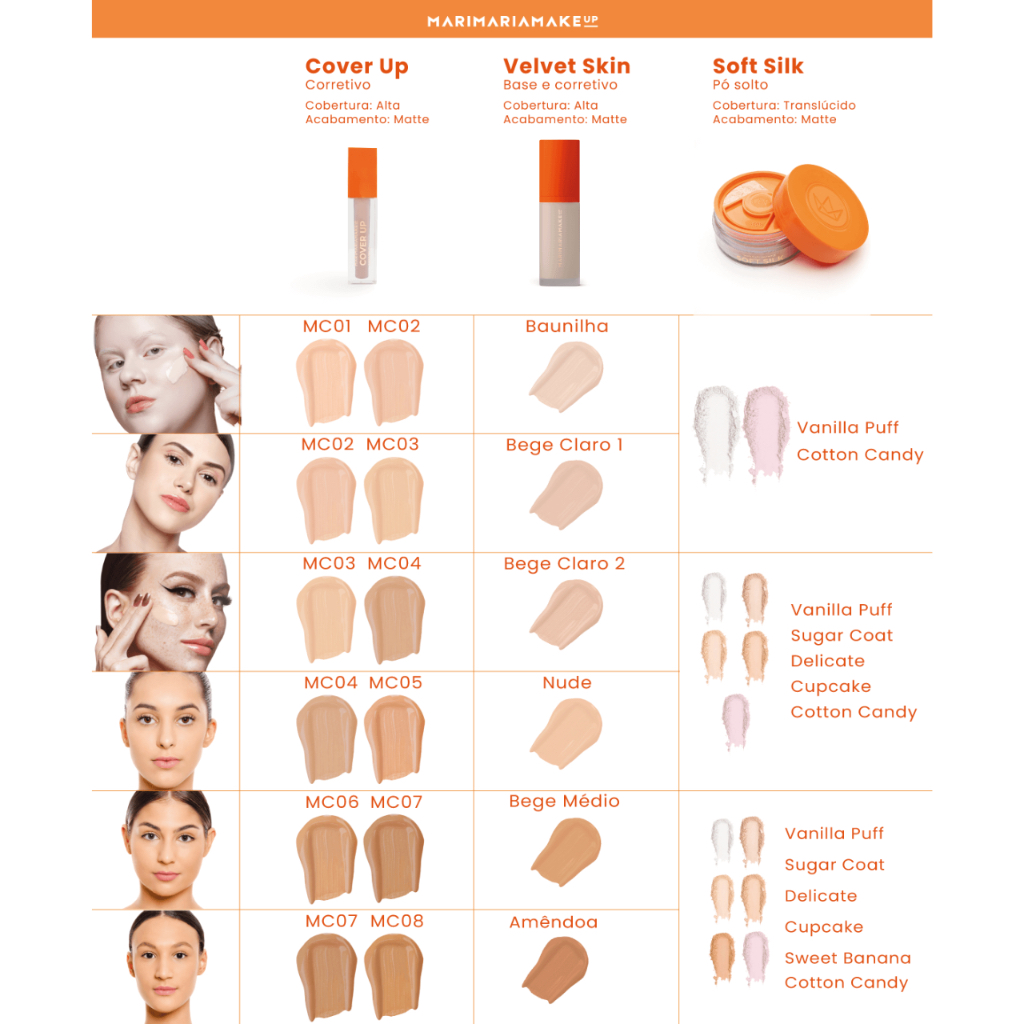Pó solto Facial Acabamento Natural e Aveludado Solf Silk 15g - MARI MARIA — foto 4