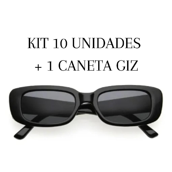 Kit 10 Óculos Retrô Festa TikTok Balada Formatura Casamento Aniversário Masculino Feminino Adulto