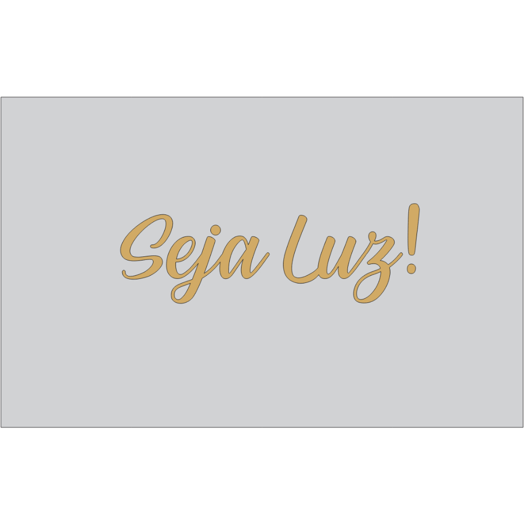 Adesivo Frase Seja Luz! 15CM em Oferta na Shopee