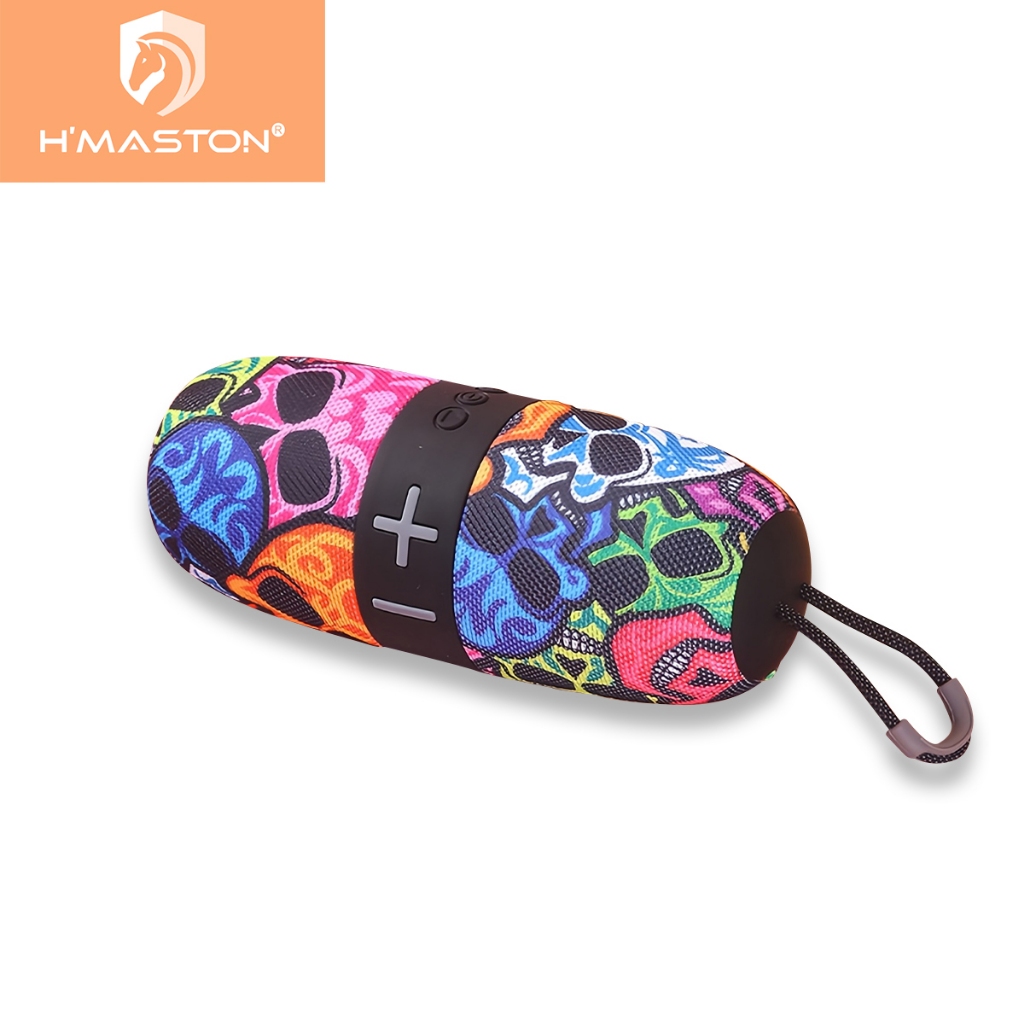 H'maston AM-10/AM-50 Caixinha De Som Bluetooth Tws Portátil E Ipx6 Com Radio Fm Am10 em Oferta na Shopee