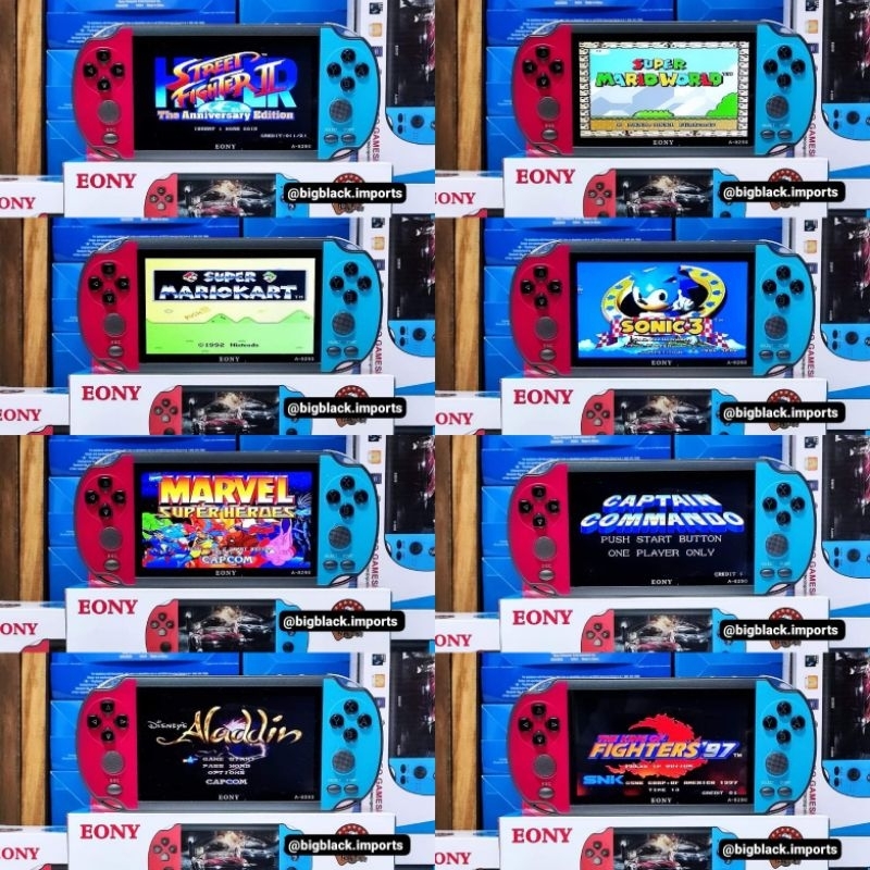 Console de videogame,Console de videogame X7 de Tela 4.3 Saída de TV