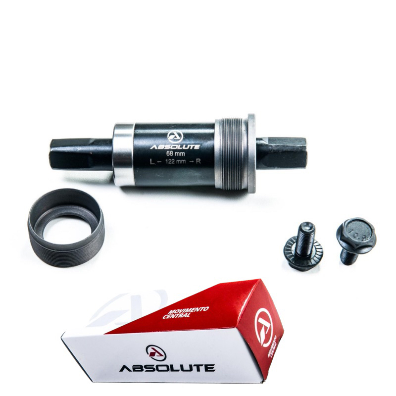 Caixa de Centro Movimento Central Eixo 34.7 X 122 mm Absolute Selado Rolamento Rolamentado Blindado