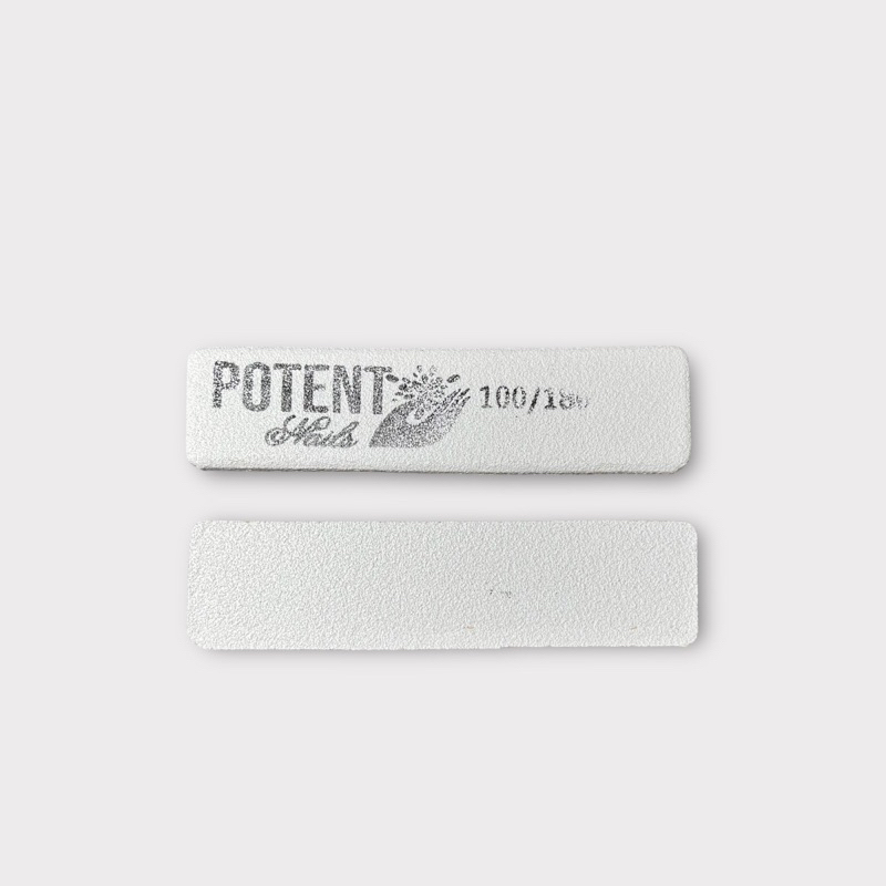 mini lixa quadrada 100/180 potent nails