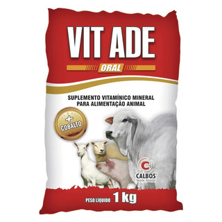 Vitamina ADE Vit Ade Suplemento Vitamínico Oral Calbos 1kg