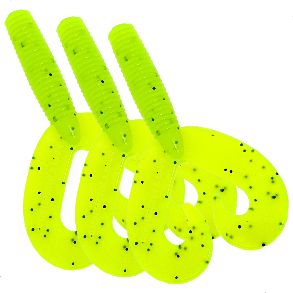 Isca Artificial Soft Matadeira Grub Duplo Traíra Black Bass