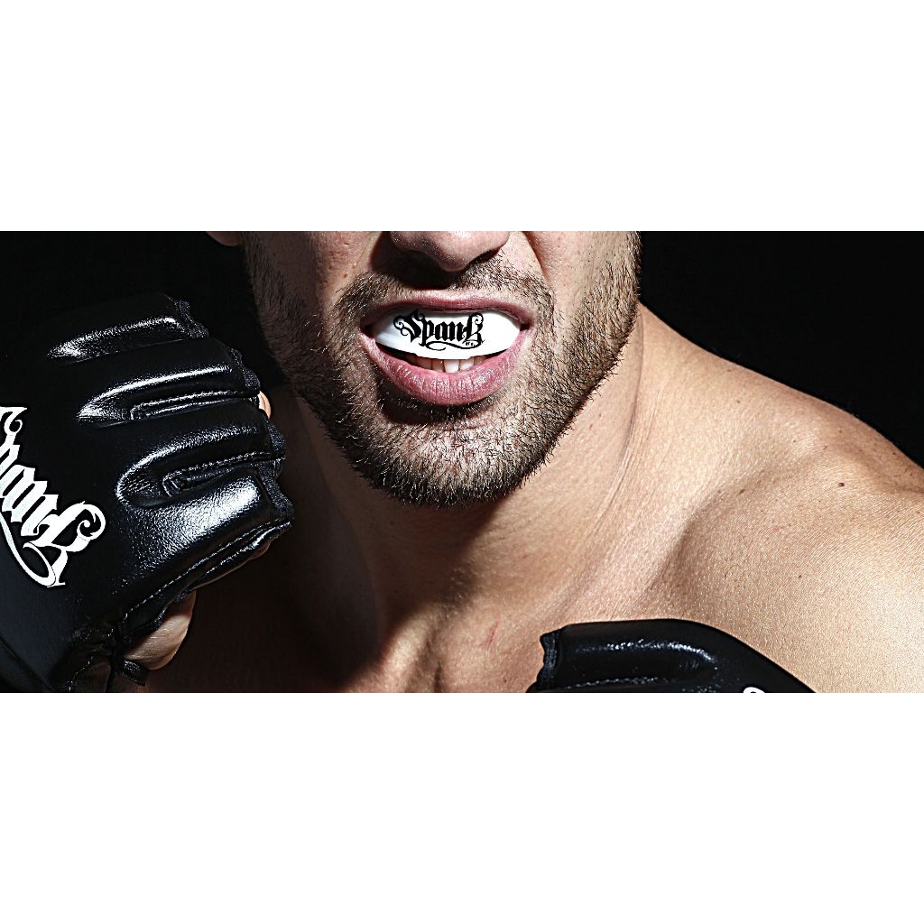 Protetor Bucal Superior Profissional Com caixinha Spank - Branco