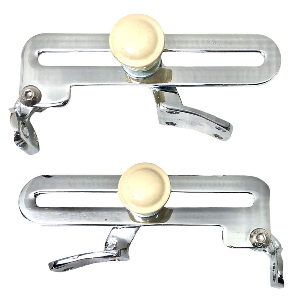 Trinco Extensor Janela Basculante Fusca Botão Bege 11,5cm