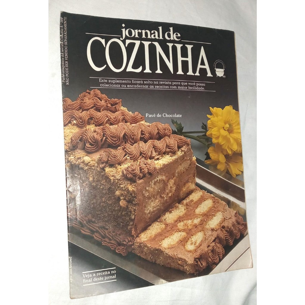 Revista Jornal De Cozinha 289 Pavê De Chocolate