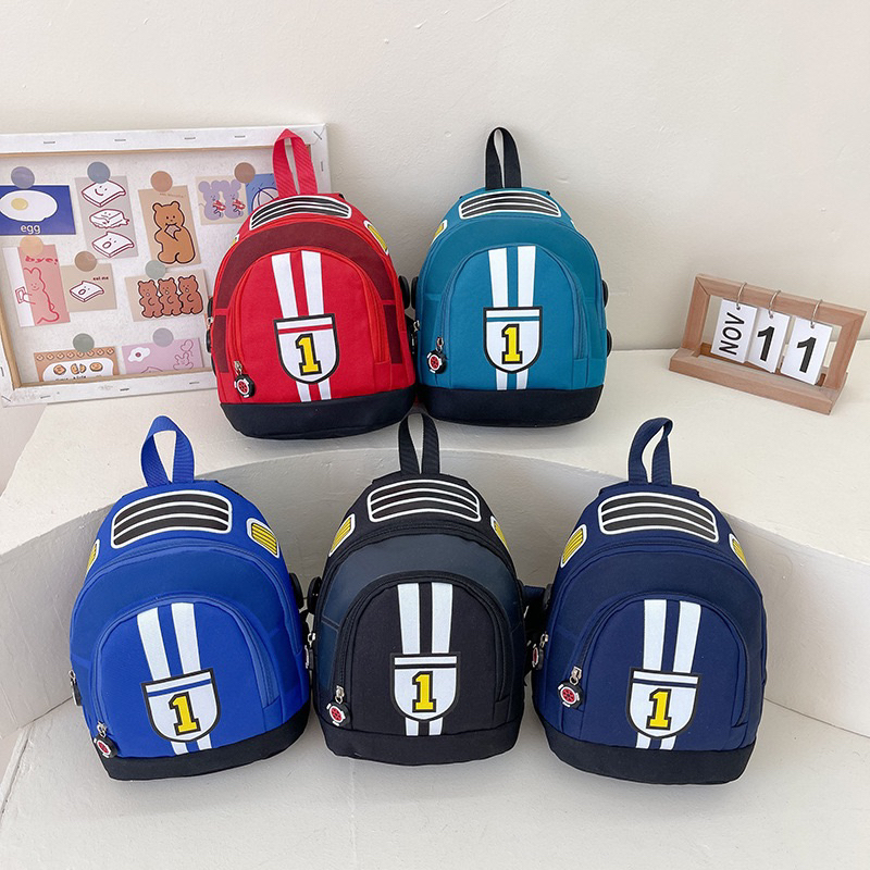 Mochila Escolar Infantil Menino Race Car 037 em Oferta na Shopee