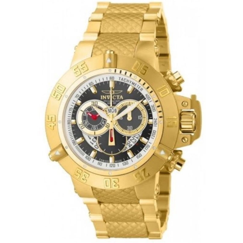 Relógio INVICTA SUBAQUA NORMA 3 DOURADO ORIGINAL REF:14454