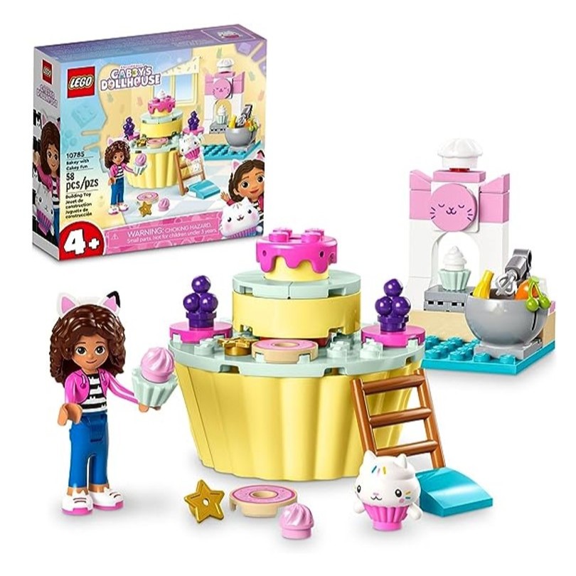 Lego Gabby's Dollhouse Diversão na Confeitaria com o Cakey 10785