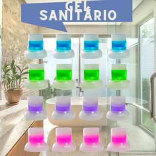 Kit De Gel Sanitário Aplicador individual Adesivo Higiene Limpeza Banheiro Sortidos Fragrância Aroma em Oferta na Shopee