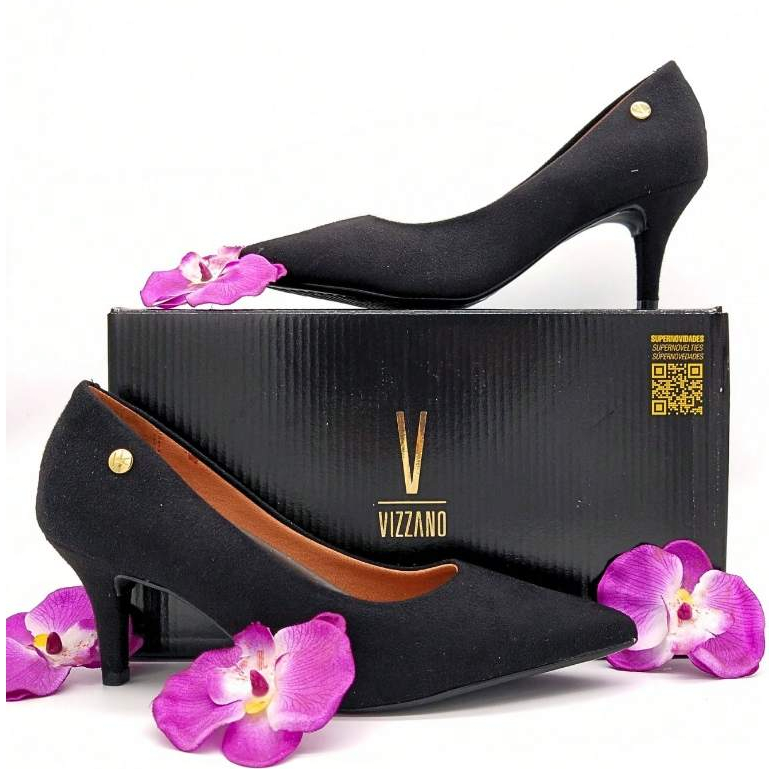 Sapato  Scarpin Vizzano Salto Fino Formal Elegante