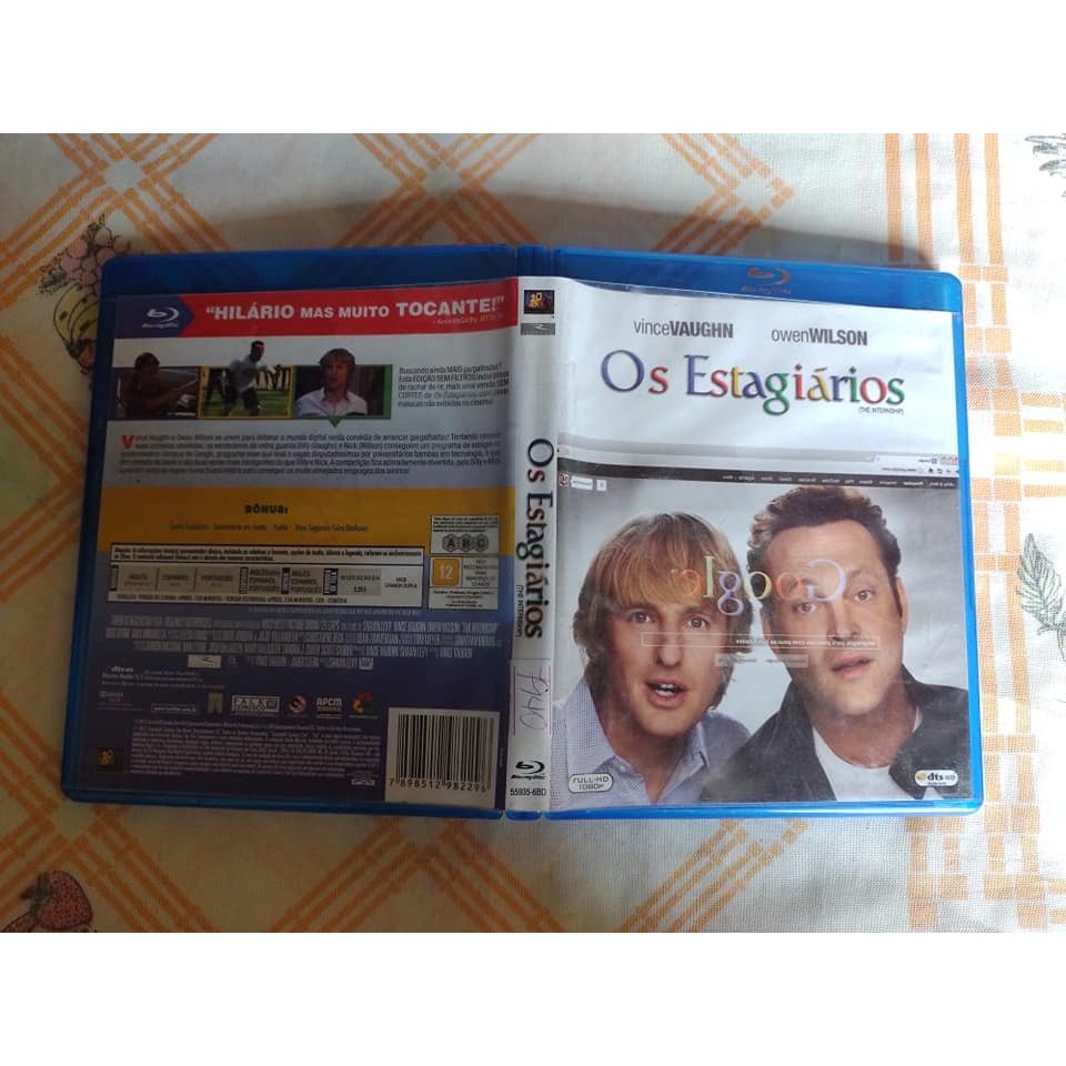 Os Estagiários - Bluray Filme Dublado com Vince Vaughn