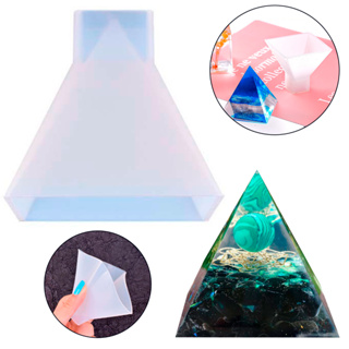Forma Pirâmide 6cm Artesanato Gesso Epoxi Queops Vela Organita Decoração Glicerina Parafina em Oferta na Shopee