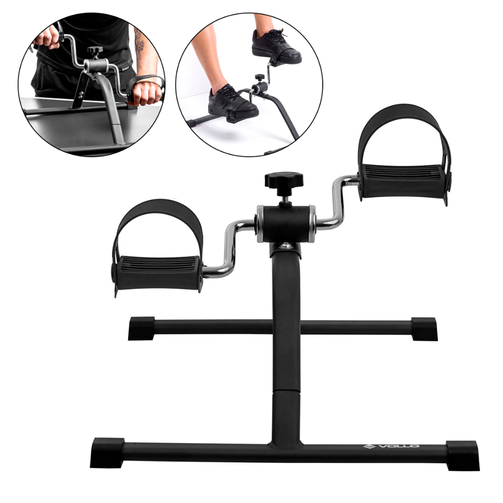 Mini Bicicleta Ergométrica Multifuncional Cicloergômetro Vollo Fisioterapia Adulto/Idosos