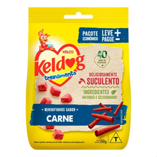 Petisco Bifinho Keldog Carne 500g - Kelco em Oferta na Shopee