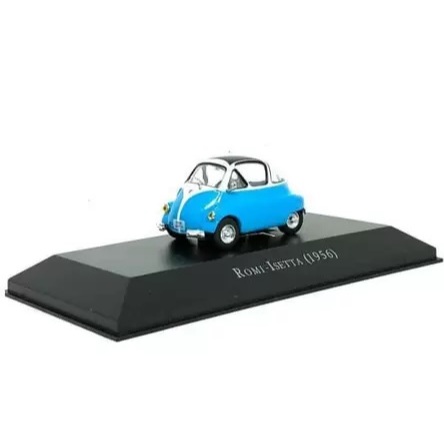 CARROS INESQUECÍVEIS DO BRASIL. ROMI-ISETTA 1956.  ACOMPANHA FASCÍCULO. ESCALA 1:43