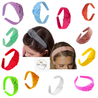 Tiara Canelada Nó Turbante  Kit 2 Unidades Hairband Exclusiva Adulto e Infantil em Oferta na Shopee