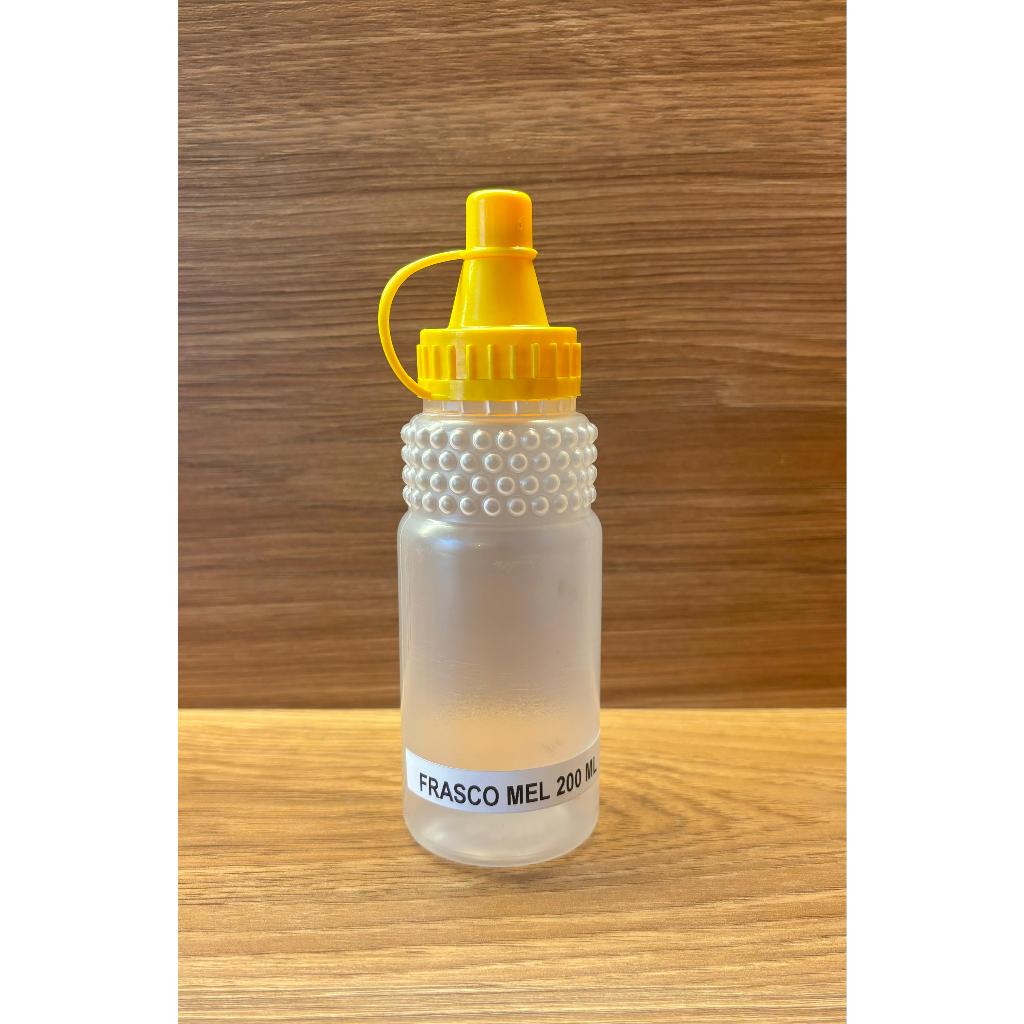 10 FRASCOS BISNAGA PARA MEL COM TAMPA DOSADORA 200 ML