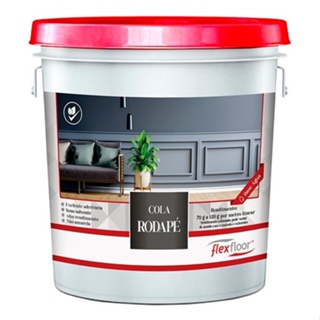 Cola Rodapé Flexfloor Balde 1,5kg em Oferta na Shopee