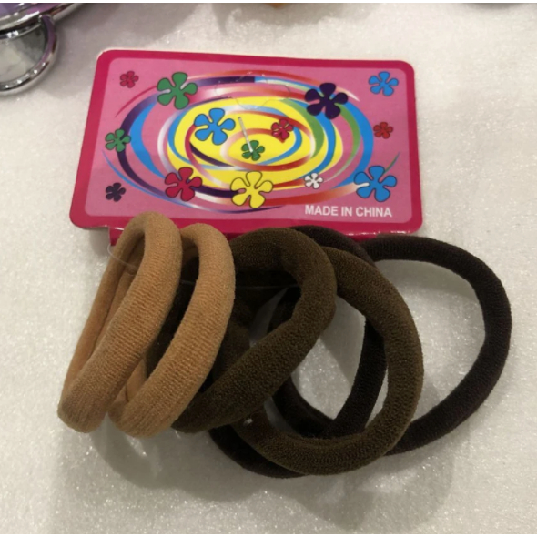 Kit 6 ate 72 Unidades Elasticos de Cabelo Rabico Femininos em Oferta na Shopee