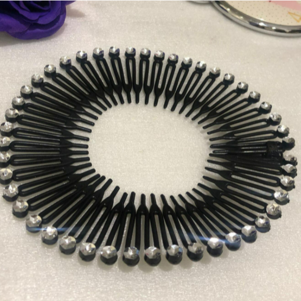 Faixa de cabelo Flexível Pente Headband