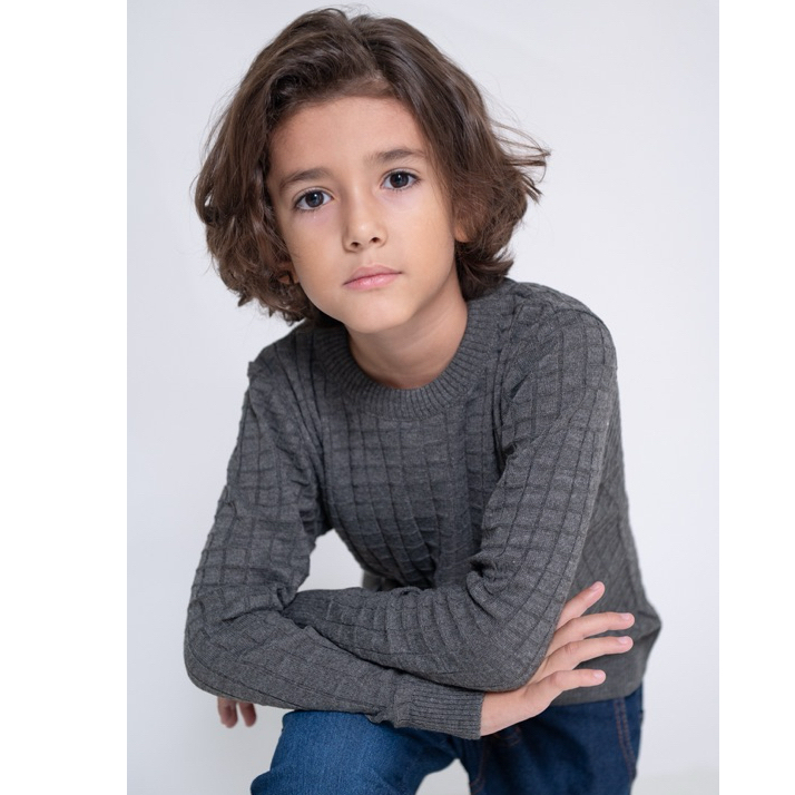 Suéter Blusa Tricô Infantil Juvenil Inverno Uniforme Escola FINO