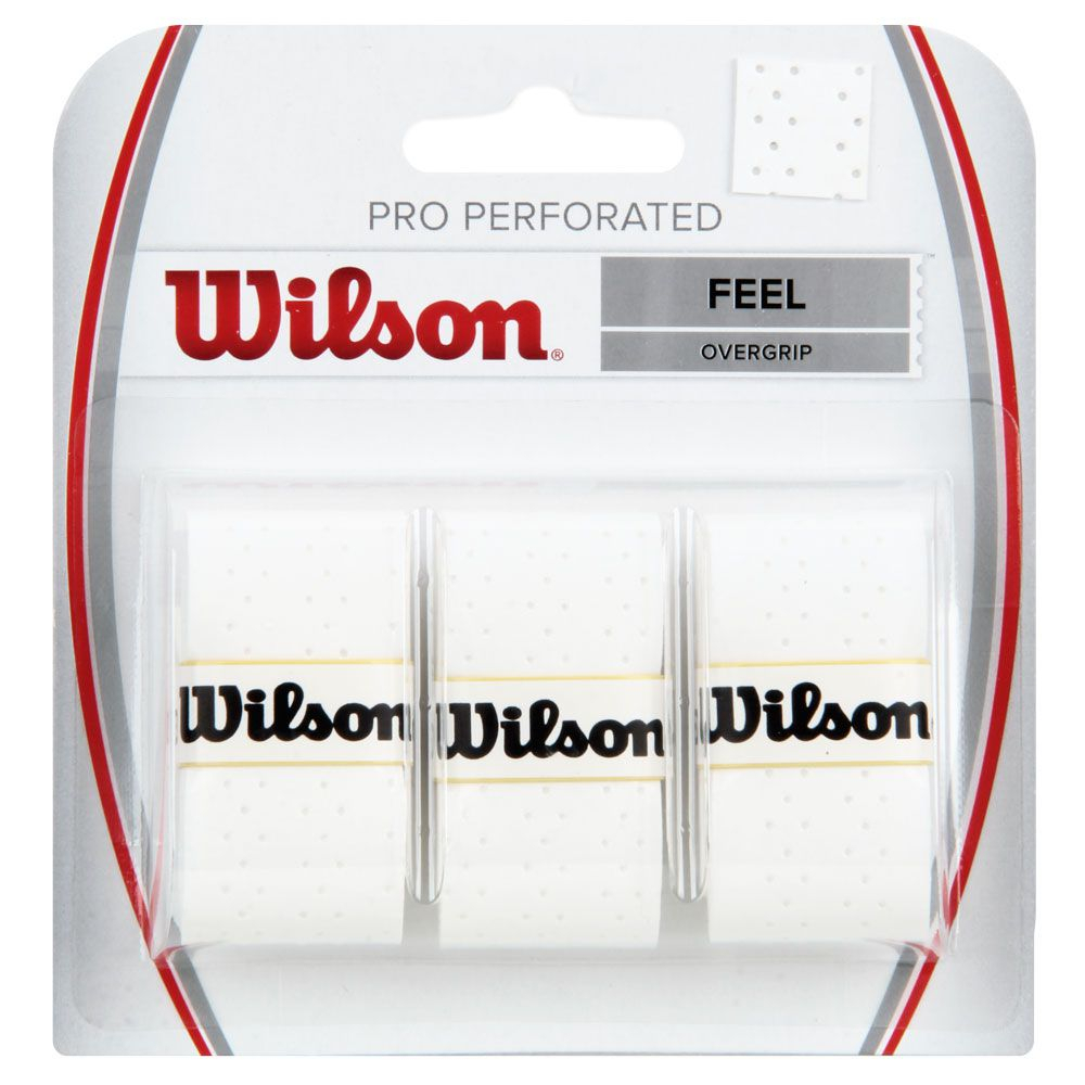 Overgrip Wilson Pro Perforated Feel - Over Grip Raquete de Tênis Beach Tennis Padel Badminton Squash