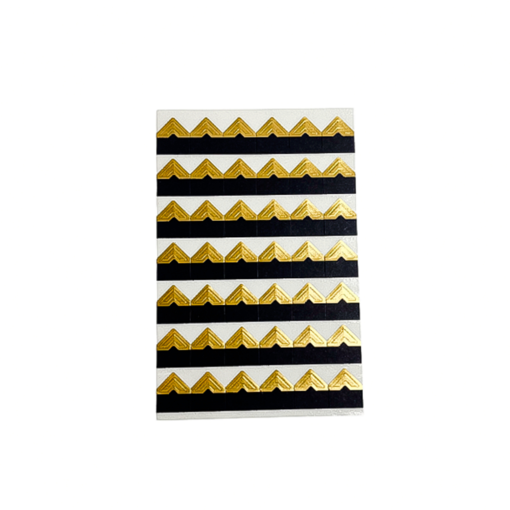 Cantoneiras De Papel Para Fotos Adesivas 84und Cor Ouro em Oferta na Shopee