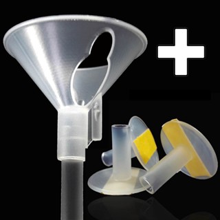 Kit 30 Pega Balão Vareta Bexiga Haste Canudo Centro Mesa Transparente 33cm + 30 Base Mesa Adesivo em Oferta na Shopee