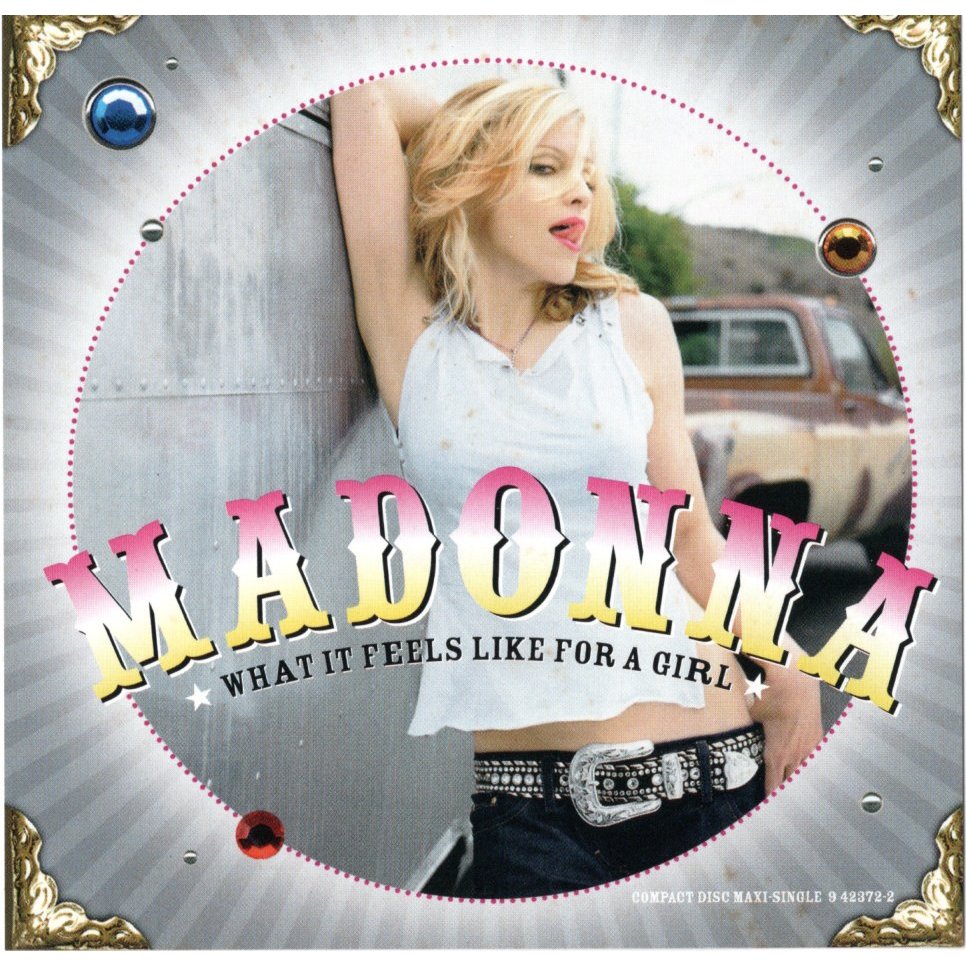 Madonna CD Single What It Feels For a Gir Compact Disc Maxi Single - Importado dos EUA