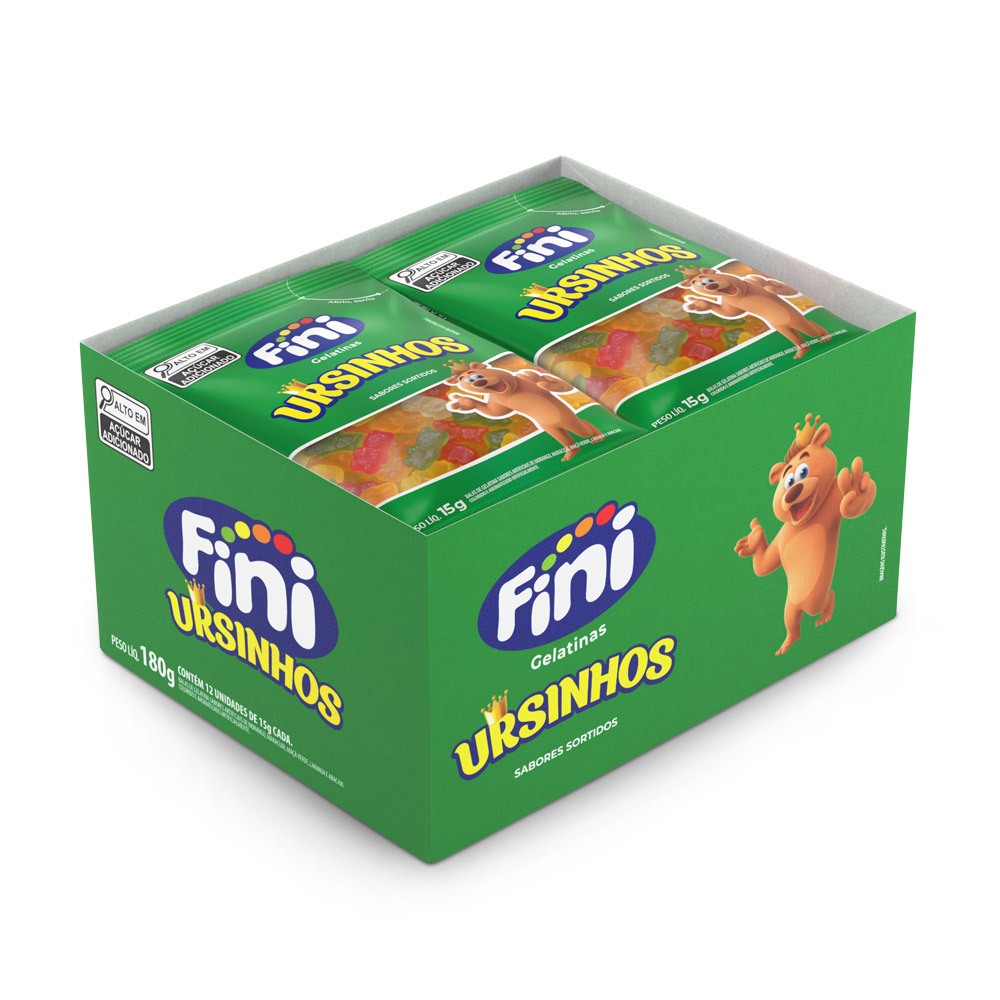 Mini Ursinhos com 12x15g cada - Fini - Food & Beverages