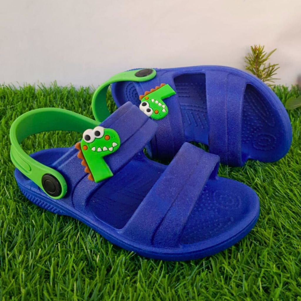 Sandália Infantil Menino Papete Chinelo Masculino Babuche Presente Escolar Dinossauro Verão Macio