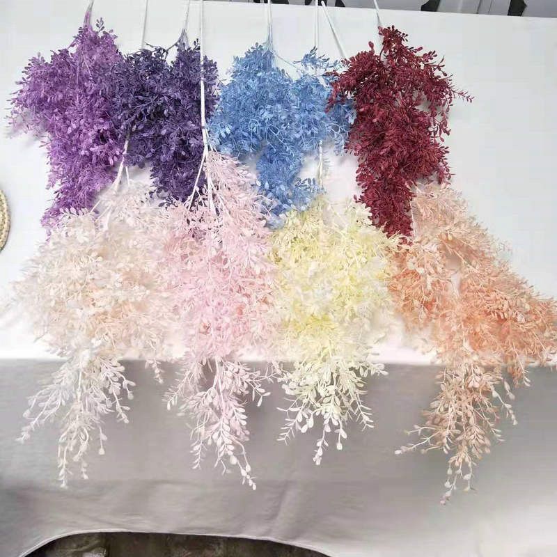 Flor Planta Pendurada Artificial arbustos com cor RS-729