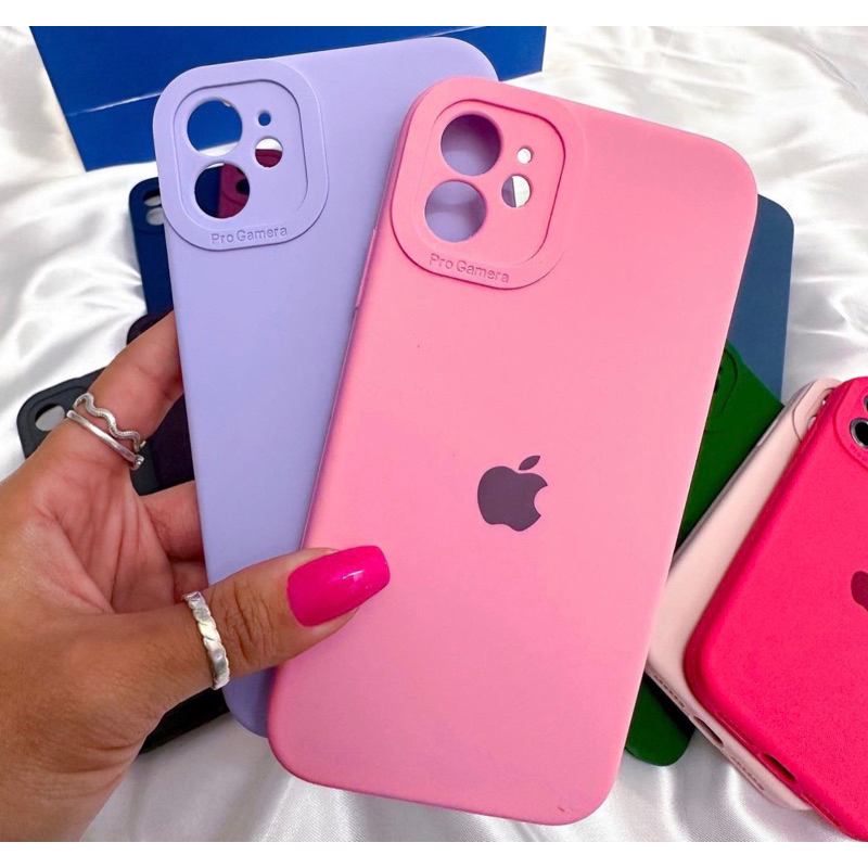 CAPA Case iPhone 11 11pro 11PROMAX 13 13 PRO Aveludada Premium Proteção de Câmera Alto-Relevo em Oferta na Shopee