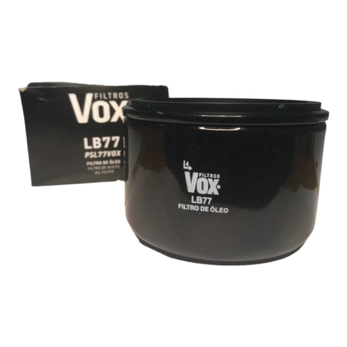 FILTRO DE ÓLEO VOX LB77 CLIO DUSTER LOGAN SANDERO MEGANE FLUENCE SCENIC LIVINA PEUGEOT 206