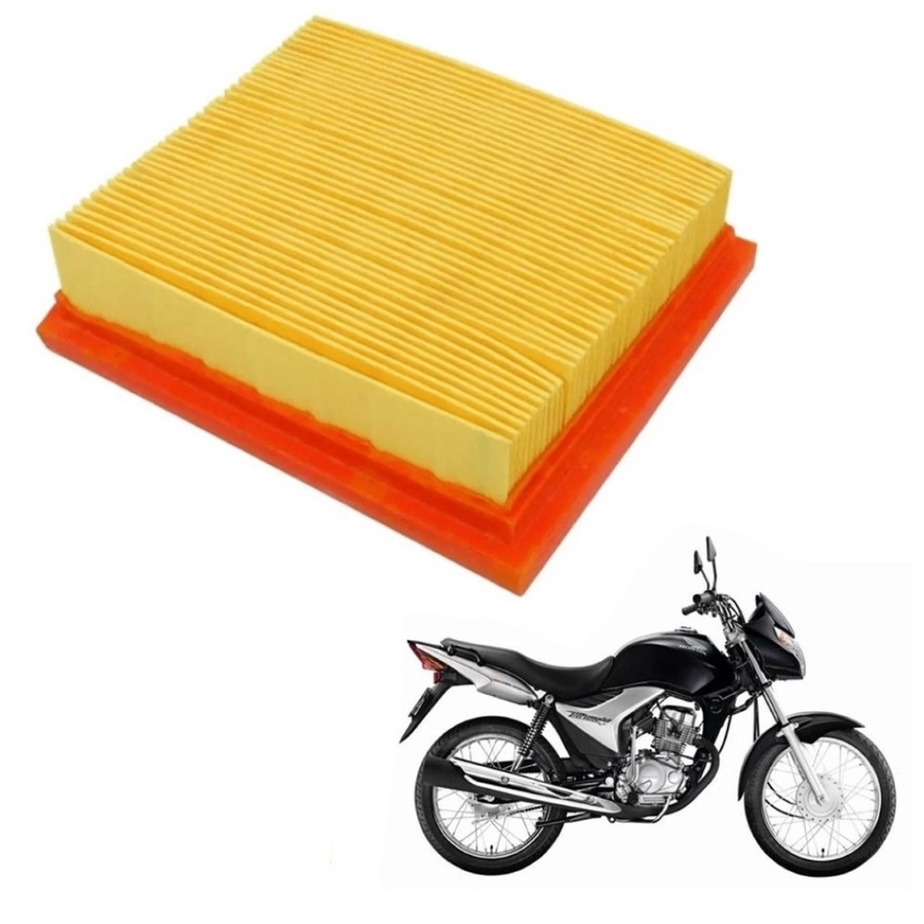 Filtro de Ar Cg 150 Fan 125 De 2009 À 2013 Bros 125 Bros 125 150 Xre 190 Pop 100 S4V0210200054 — imagem 2 de 2