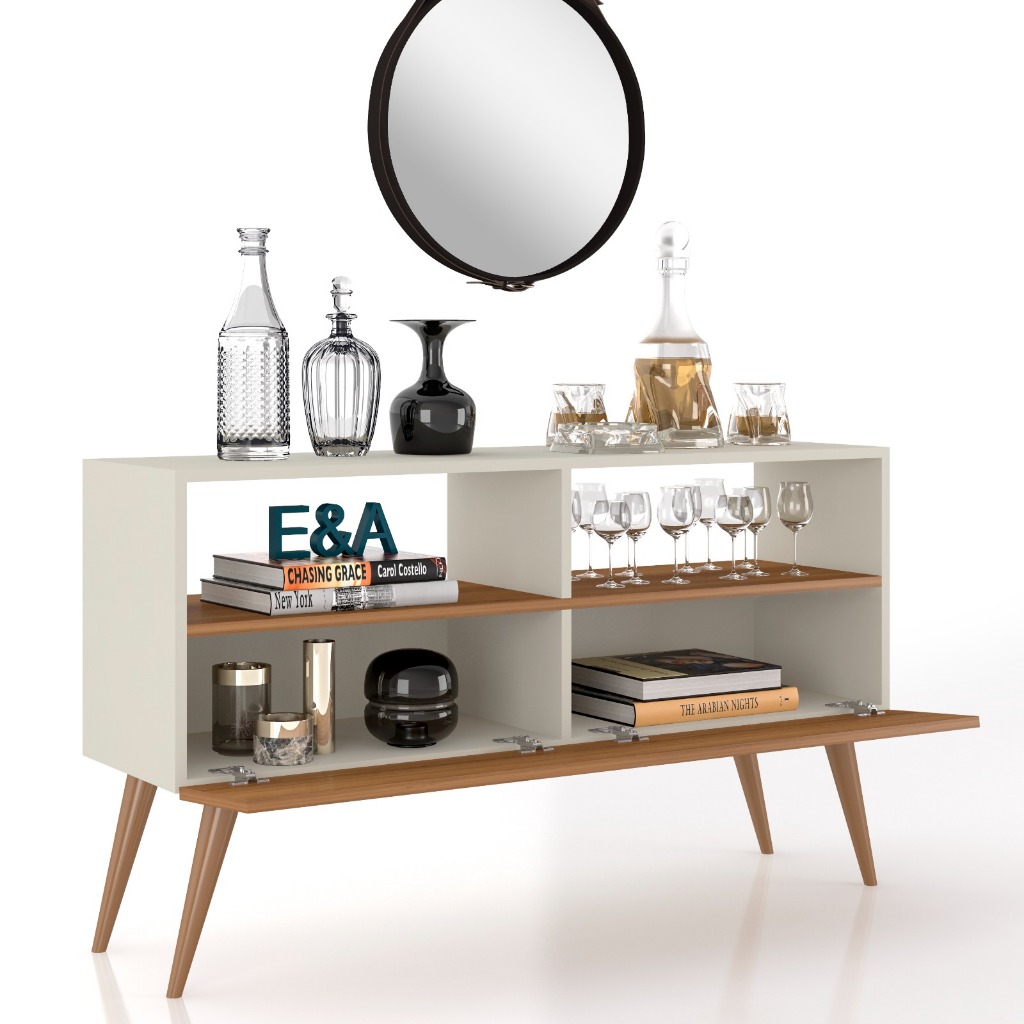 Aparador Buffet Multiuso Moderno Rack Sala Cozinha Star E&A - Cores — imagem 2 de 2