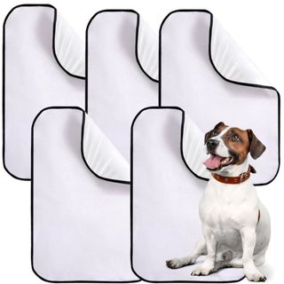 Kit com 5 tapete higiênico para cães lavável