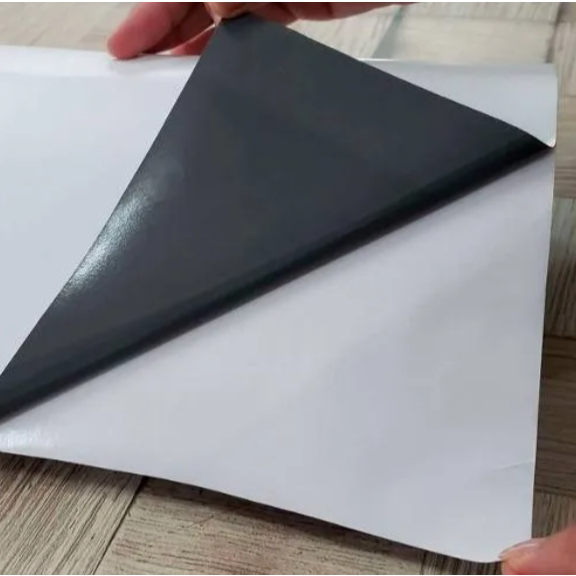 Adesivo Papel Vinílico Preto e Branco Blackout Vinil P/ Envelopar Janela Porta Box Bloqueia Luz