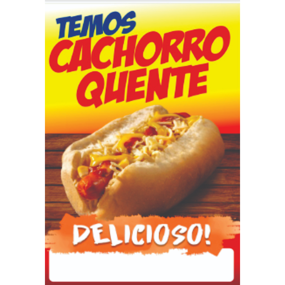 BANNER ARTE PRONTA - CACHORRO QUENTE